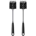thumbnail image 1 of MR. SIGA Long Handle Bottle Brush, Flexible Scrub Brush for Water Bottles, Glasswares, Mugs, Black, 2 Pack, 1 of 6