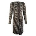 thumbnail image 2 of Women's Long Sleeve Snake Print Dress, 2 of 3