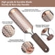 thumbnail image 5 of Raspador de pies de acero inoxidable, cuchillo de cuero, herramienta de masaje de pies, herramienta de pedicura para piel muerta, limas A, 5 of 7