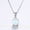 White, variant on Women's 925 Sterling Silver Opal Heart Pendant Necklace Delicate Clavicle Chain Synthetic Opal Jewelry Gift