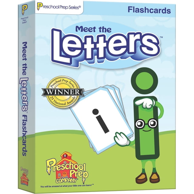 Tarjetas educativas Preschool Prep Company – Conoce las letras