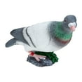 thumbnail image 3 of WHAMVOX  Pigeon Ornaments Fake Realistic Dove Artificial Simulation Decor Outdoor Grey, 3 of 8