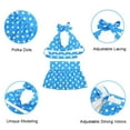thumbnail image 4 of Coloody Dog Summer Bikini Suit Printed Lace-Up Beach Dog Kitten Swimsuit, 4 of 5