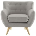 thumbnail image 2 of Fauteuil de Remarque LexMod, Gris Clair, 2 of 5