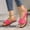 Hot Pink, variant on AXXD Black Sandals for Women Summer Casual Flat Sandals Flip-flops