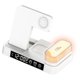 thumbnail image 1 of Soporte de cargador inalámbrico tres en uno multifuncional para mesita de noche de escritorio adecuado para auriculares Apple iPhone Watch, 1 of 6