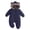 Navy-iIVjs, variant on OJSFQUFP Baby Winter Fleece Lined Snowsuit Quilted Bear Ear Hooded Romper Full Zipper Warm Jumpsuit Outfit