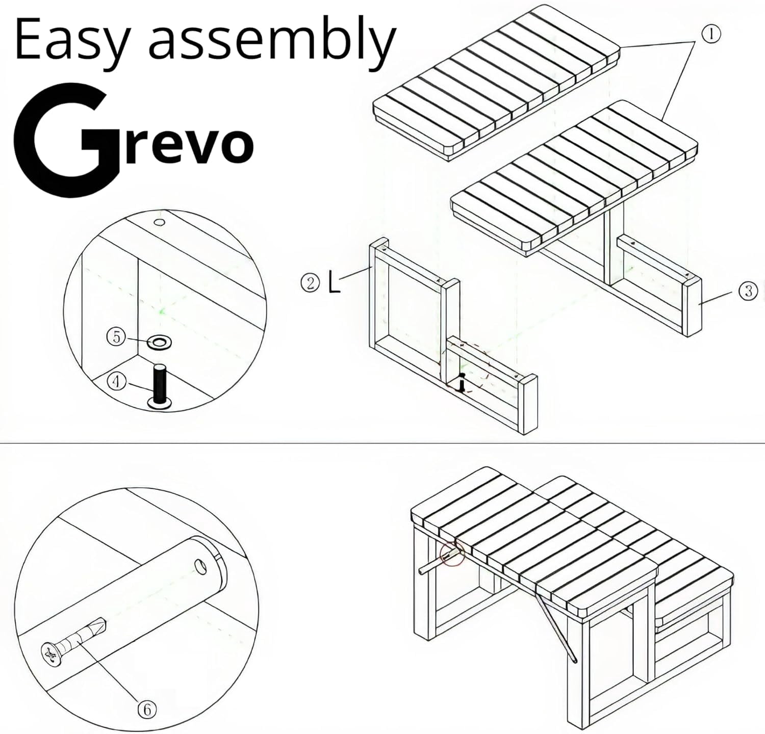 Hot Tub Steps Grey/Spa Steps for Round or Straight Sided Spa, Non-Slip Steps for Outdoor/Indoor (Black)
