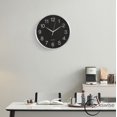 thumbnail image 4 of Reloj de pared redondo de cuarzo de 36 cm Clockwise, movimiento silencioso, 4 of 8