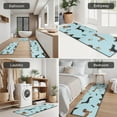 thumbnail image 5 of Dachshund Footprint Bone Kitchen Rugs Sets Of 3,Kitchen Runner Rugs Non Skid Washable,Decorative Kitchen Floor Mats for Kitchen,Sink,Laundry,17"x30"+ 17"x47" + 17"x59", 5 of 6
