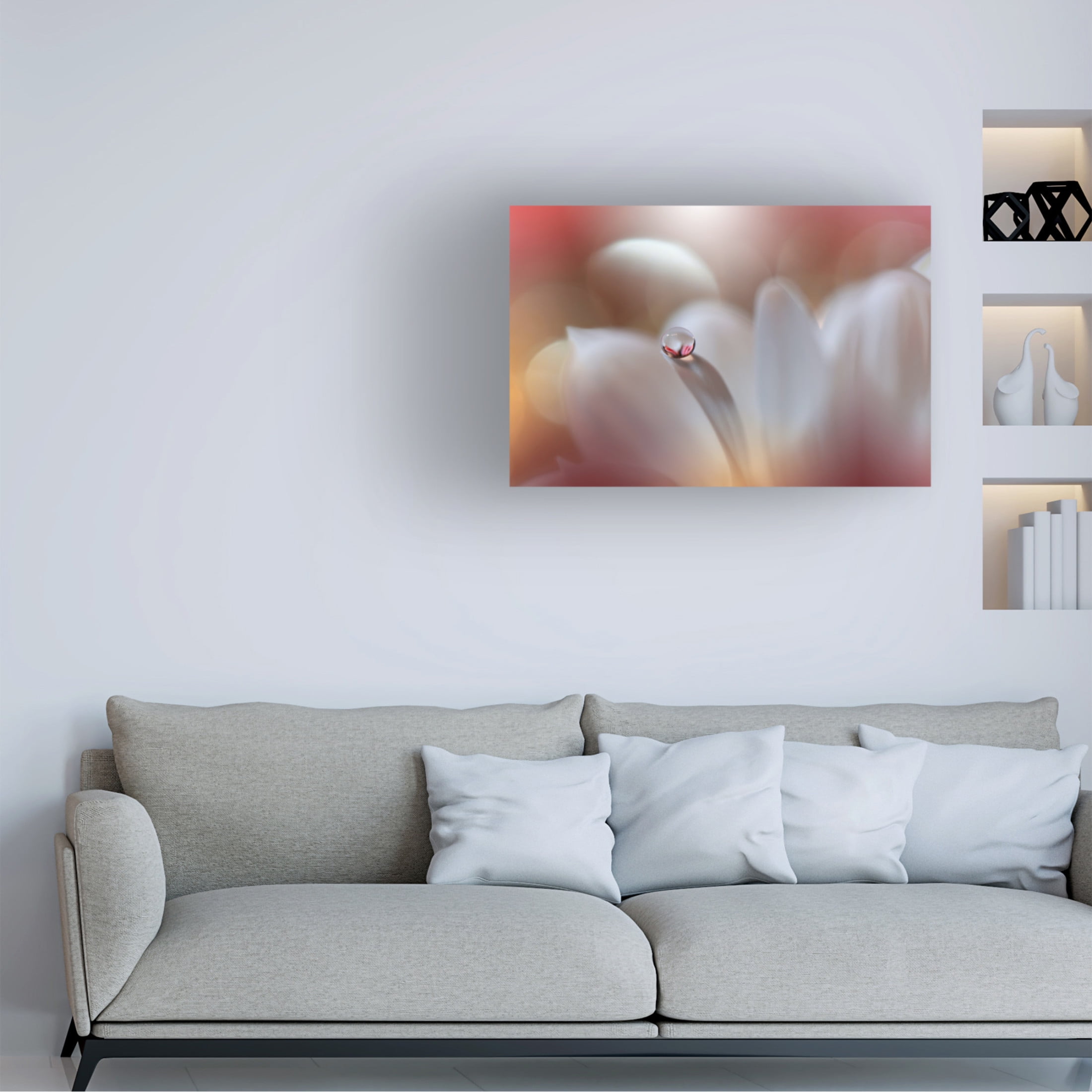 Canvas Wall Art - Juliana Nan 'Enigma ' Wall Art for Living Room, Bedroom, or Office D?cor by Trademark Fine Art - 47 x 30 Inches