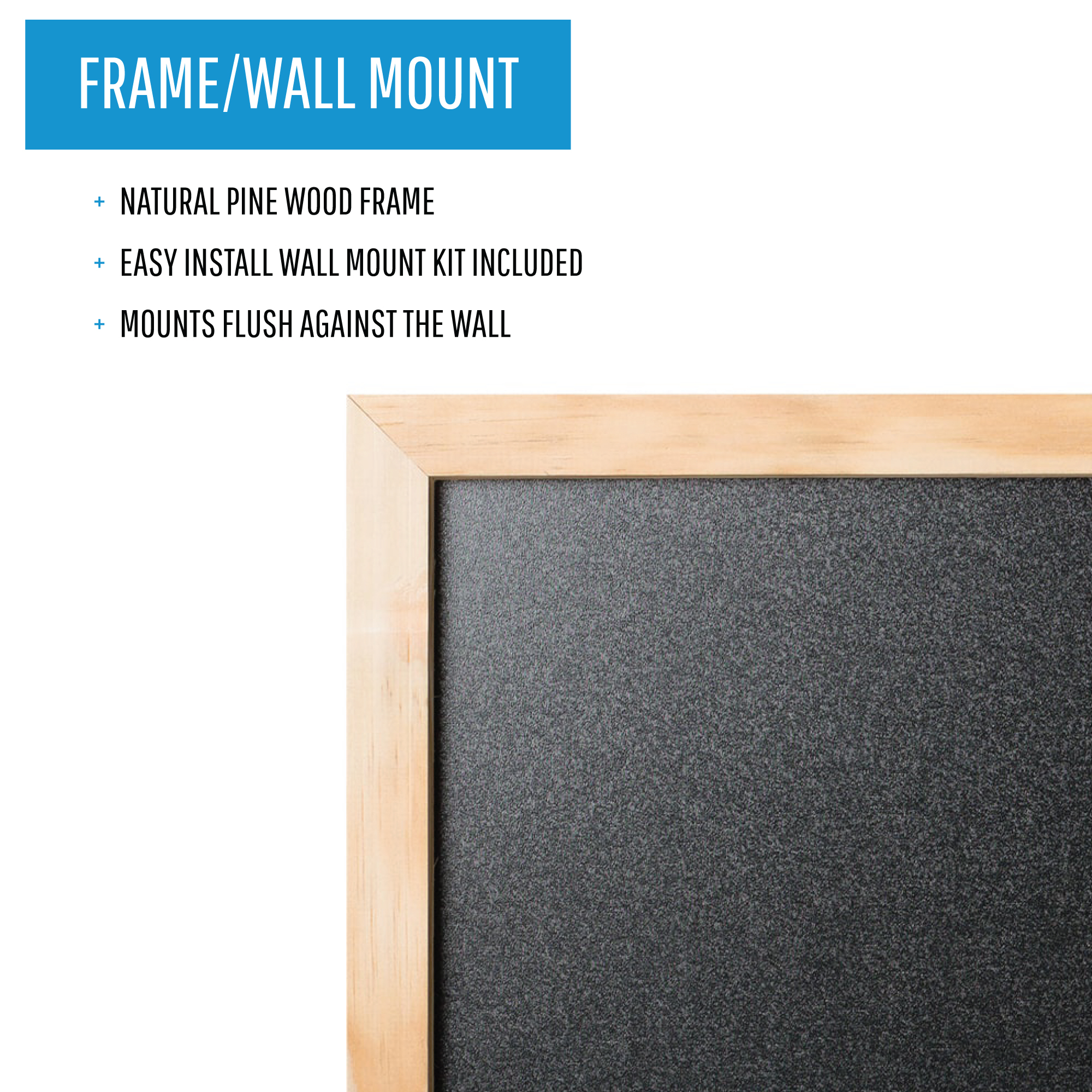 Bi-Silque Wood Frame Master Vision Chalkboard