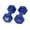 Blue, variant on CanDo Vinyl Coated Dumbbells Pair Violet 2 lb 2pc Handheld Weights for Muscle Training and Workouts, Color Coded Anti-Roll Home Gym Equipment, Beginner and Pro