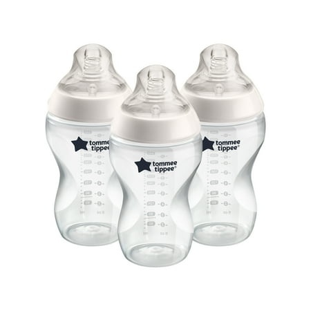 UPC: 0666519225435 | Tommee Tippee Natural Start Anti-Colic Baby Bottles  11oz  Medium-Flow Breast-Like Nipple for a Natural Latch  Anti-Colic Valve  Pack of 3