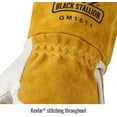 thumbnail image 2 of Black Stallion GM1611-WT Cowhide MIG Glove with Reinforced Palm & Thumb, Small, 2 of 5