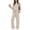 Beige, variant on Stralyhd 2 Piece Set for Women Trendy Fall Lounge Sets Long Sleeve Tops Wide Leg Sweatpants Cozy Casual Travel Outfits Beige M