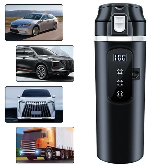 DAMIFU 12 V/24 V Car Travel Electric Kettle 500 Ml Car Heating Cup 304 Stainless Steel