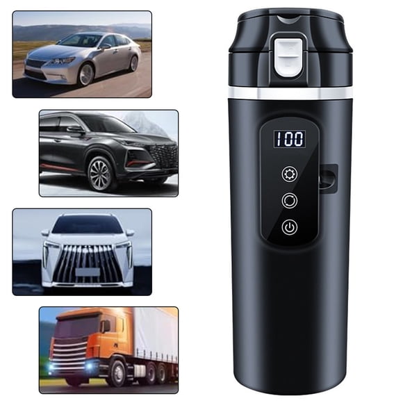 12 V/24 V Car Travel Electric Kettle 500 Ml Car Heating Cup 304 Stainless Steel