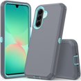 thumbnail image 1 of Funda para teléfono celular COOYA Samsung Galaxy A26 6.7 pulgadas, gris rugosa, 1 of 7