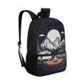 thumbnail image 2 of Uourmeti Camping Campfire Print Comfort Backpack for Boys, 17 Inch Premium Quality Big Storage Space Daily Backpack for School Shopping, 2 of 6