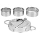 thumbnail image 3 of Prensador de masa para dumplings, herramienta de cocina de acero inoxidable 304 para el hogar, fabricante de dumplings elaborado por expertos, 3 of 14