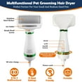 thumbnail image 3 of WEPSEN 2 in1 Dog Hair Dryer with Slicker Brush,Dog Blow Dryer,300W Pet Grooming Dryer for Small and Medium-Sized Dogs and Cats,Adjustable Temperature,Overheat Protection,Lightweight & Quiet, 3 of 11