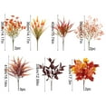thumbnail image 2 of Artificial Fall Flowers Bouquet with Persian Maple Leaves for Home Decor, Holiday Centerpieces, Thanksgiving, Halloween, Wreaths, Garlands, Vase Arrangements, 2 of 5
