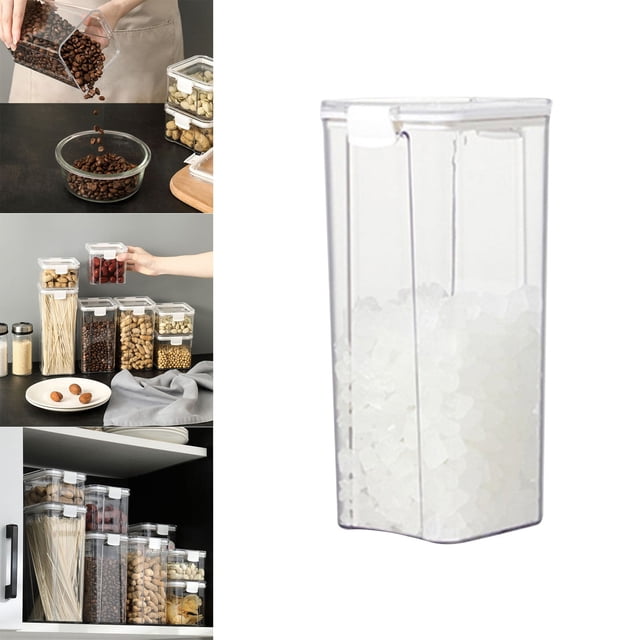 Veeogra Big Sale,Food Storage Containers,Airtight Food Storage Containers With Lids Kitchen Pantry Organization And Storage Plastic Scale Food Canisters For Cereal Flour Sugar Dry Food