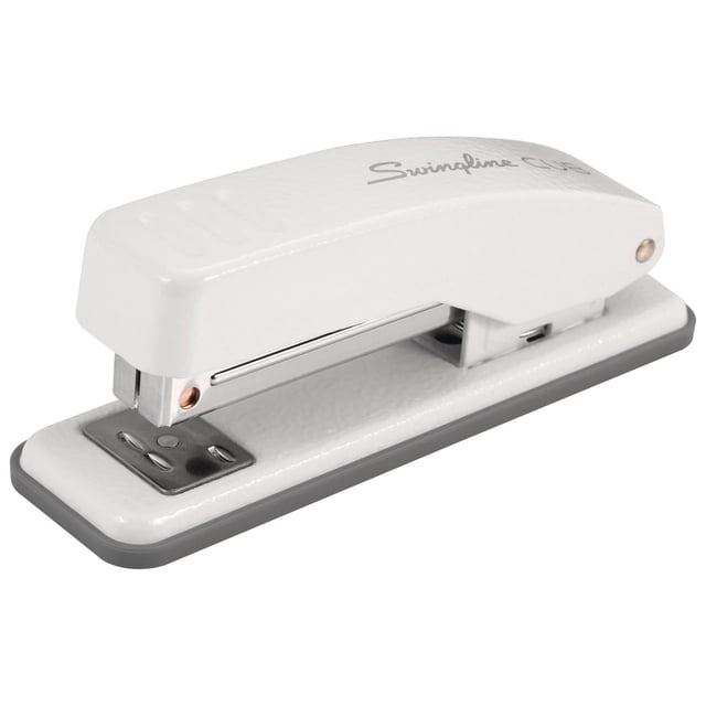 Grapadora Swingline Cub Compacta de Metal Blanca para 20 Hojas