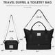 thumbnail image 2 of Bolsa de viaje WOOMADA Weekender Overnight para mujer, color negro, 2 of 7