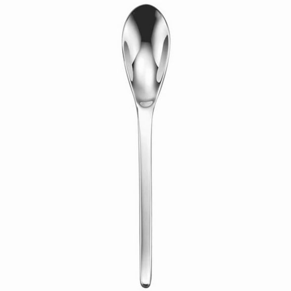 Oneida T483SDEF 8 in. Apex Stainless Steel Extra Heavy Weight Oval Bowl Soup & Dessert Spoon  Silver
