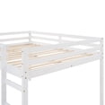 thumbnail image 5 of Full Size Loft Bed with Slide and Ladder, ,No Box Spring Needed, White, 5 of 7