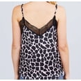 thumbnail image 3 of Blusa Tirantes Top Leopardo Rosa Encaje Camisola Satinada Active USA Talla Grande Active Basic T11464GR-2, 3 of 3
