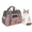 Pink, variant on Portable Cat Carrier, Soft-Sided Airline Approved Pet Travel Bag with Breathable Mesh