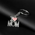 thumbnail image 3 of PENGXIANG Letters Pendant Keychain Unique Stylish Alloy Family Red Heart Keychains for Handbag, 3 of 8