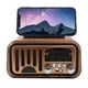 thumbnail image 4 of Radio Portátil Vintage Clásica Retro FM AM SW, Altavoz Inalámbrico Bluetooth, Tarjeta TF, Reproductor de Música MP3 USB A, 4 of 5