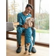 thumbnail image 2 of Leveret Mens Two Piece Cotton Pajamas Moon XXL, 2 of 2