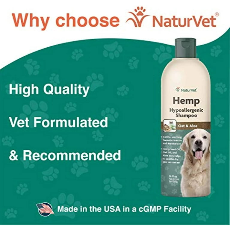 Naturvet 2025 hemp shampoo