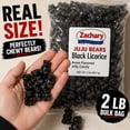 thumbnail image 4 of Zachary 2 lb Black licorice JUJU BEARS Anise Flavor Jelly Gummy Gummi Candy, 4 of 8