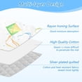 thumbnail image 4 of Ironing Mat Portable Ironing Blanket for Table Top Travel Ironing Pad for Washer Dryer 27.6" x 47.2" Colorful Kites Pattern, 4 of 6