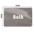 thumbnail image 2 of TOPCHANCES Non Slip Bath Mat, Ultra Soft Washable Bathroom Rugs, Water Absorbent Pedestal Mat ( 50x80cm, Light Gray ), 2 of 8