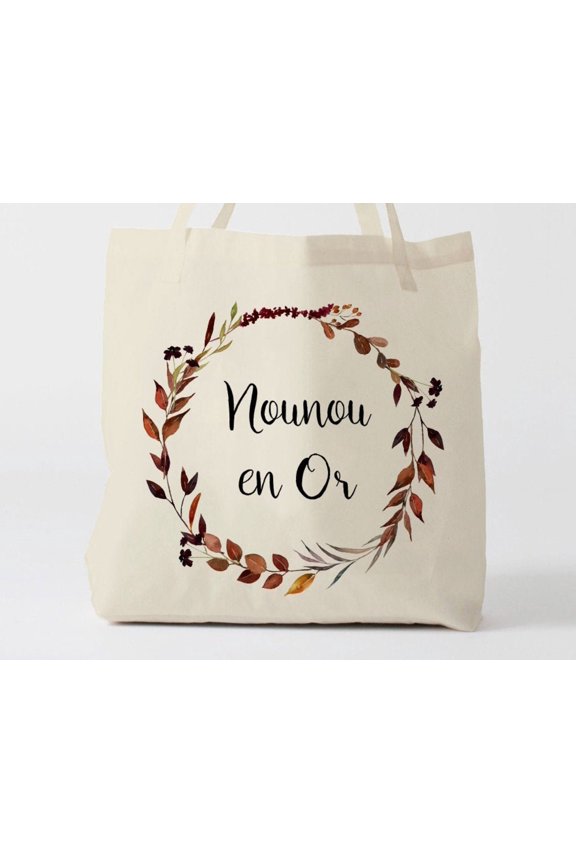 X803Y tote bag nanny in gold tote bag cotton nanny tote bag changing bag cotton bag summer