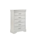 thumbnail image 4 of Miekor Furniture Modern 5 Drawers Chest made with Wood in White 59626, 4 of 5