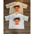 thumbnail image 2 of Camiseta holgada de algodón con estampado de grafiti coreano simple y de moda para hombre, diseño callejero Y2K, camisetas básicas informales para el hogar para parejas, 2 of 5