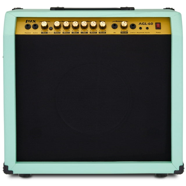 Amplificador de guitarra eléctrica LyxPro Combo de 60 W con altavoz de 10 pulgadas