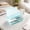 Blue, variant on Double Layer Pencil Box, Large Capacity Plastic Hard Crayon Box, Durable Plastic Clear Marker Organizer with Snap Lid, Stackable Storage Boxes (Pink, 8''X5''X2'')