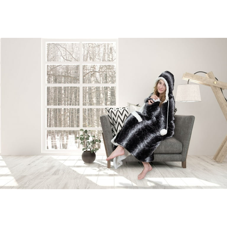 Chic home design shop hooded blanket