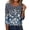 01 Multicolor 1, variant on Fewfanhot Women Clothing 2026 Blouse Crewneck Pleated Tunic Tops 3/4 Sleeve Dressy Casual Shirts Business Work Outfits
