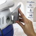 thumbnail image 2 of Aspiradora portátil Koblenz WD-402 KG4 para seco y húmedo, tanque de 3 galones, 1.75 HP, serie Designer con accesorios incluidos, elimina pelo de mascotas, chinches y ácaros, color blanco y azul., 2 of 5