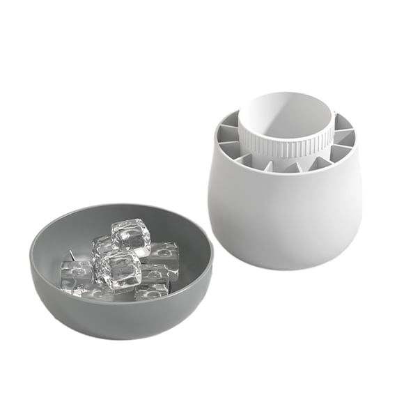 Bandeja de silicona tipo prensa con tapa para hacer hielo, molde de silicona para hielo de fácil desmolde, cubo de hielo para whisky, café y agua, congelador portátil, vaso de hielo para el hogar, la